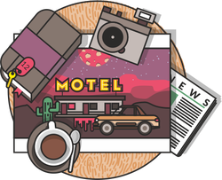 Murder Motel Room Logo